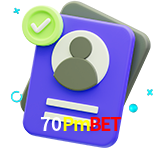 Tornar-se um membro do 70Pmbet é muito simples